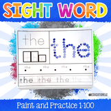 Sight Words Paint and Practice (1-100)