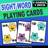Sight Words Playing Cards for Literacy Centers or Small Gr
