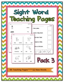 Sight Words Practice 22 Common Words Includes 66 Worksheet