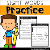 Sight Words Practice