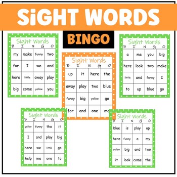 Preview of Grade 1 Sight Word Practice | Bingo Sight Word Activity Review