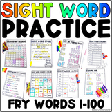 Sight Words Practice Fry Words