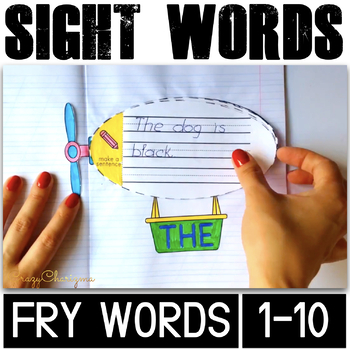 Preview of Sight Words Practice Fry words 1-10