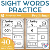 Sight Words Practice Pre-Primer