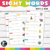 Sight Words Worksheets Practice Trace and Read Activity