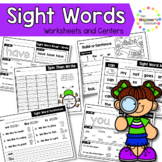 Sight Words - Practice Worksheets and Centers