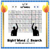 Sight Words (Pre- K - Kindergarten) WORD SEARCH By Lit Learners