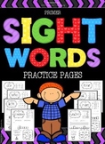 Sight Words Worksheets for Kindergarten