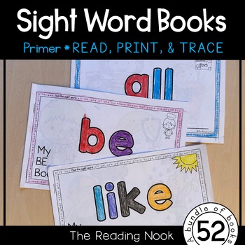 Preview of Sight Words - Primer Interactive Books