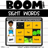 Sight Words Primer Set 1 Mystery Picture Boom Cards™