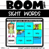 Sight Words Primer Set 2 Mystery Picture Boom Cards™
