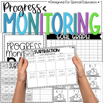 Preview of Progress Monitoring for Math Facts & Computation IEP Goals