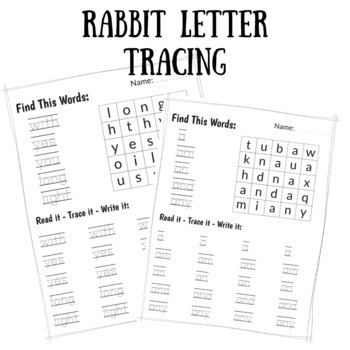 Preview of Read it-Write it- Trace it-Find the words Sight Words Puzzle for Kids