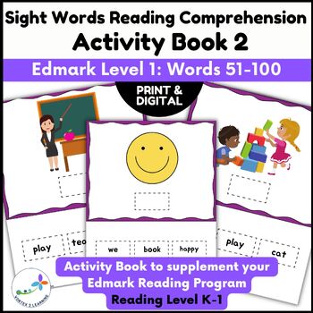 Preview of Sight Words Reading Comprehension Activity Book 2- Supplement Edmark Level 1