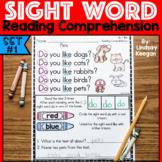 Sight Words Reading Comprehension Passages Set #1