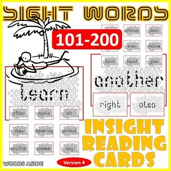 Preview of Sight Words Fluency Practice Flash Cards 