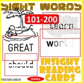 Sight Words Fluency Practice Flash Cards 