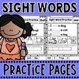 Sight Words Reading Fluency Practice & Word Work Activities