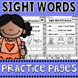 Sight Words Reading Fluency Practice & Word Work Activities