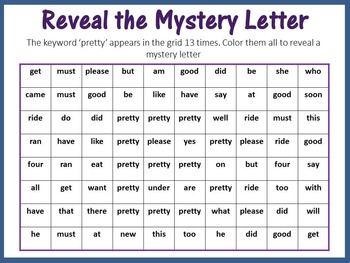 Sight Words for Learning how to Read. Letter B Sight Words.