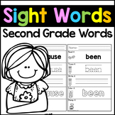 2nd grade sight words worksheets teachers pay teachers