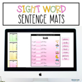 Sight Words Sentence Mats for Google Classroom™/Slides™