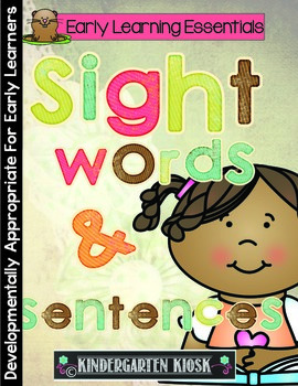 Preview of Sight Words and Sentence Activities