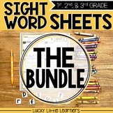 Editable Sight Words Worksheets Bundle | Sight Word Practice