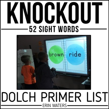 Preview of Sight Words - Sight Word Games - Knockout - Dolch Primer