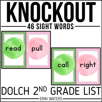 Preview of Sight Words - Sight Word Games - Knockout - Dolch Second Grade