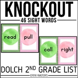 Sight Words - Sight Word Games - Knockout - Dolch Second Grade