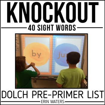 Preview of Sight Words - Sight Word Games - Pre-Primer Sight Words - Back to School