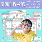 Sight Words: Sorted By Sound