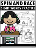 Sight Words Spin and Race Sheets