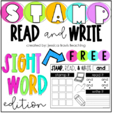 Sight Words: Stamp, Read, and Write!