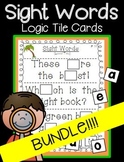 Sight Words Logic Tile Cards: BUNDLE!