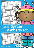 Winter Race and Trace Worksheets