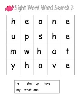 sight words word search by travelteachbeach teachers pay teachers