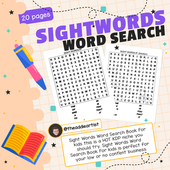 Preview of Sight Words Word Search