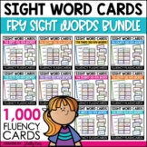 Fry Sight Words Flash Cards Bundle | Sight Word Practice a