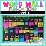 Word Wall Sight Words Fun-dations Level 1 Trick Words