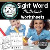 Sight Words Workheets Multi-tasks