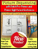 Sight Words Worksheets Sentences with Picture Sequencing a