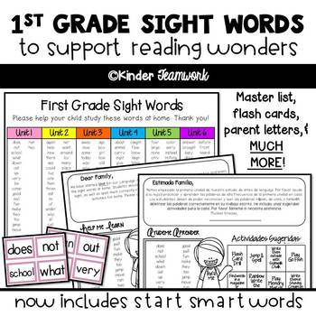 Preview of Sight Words for Wonders First Grade