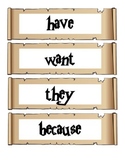 Harry Potter Sight Words for Word Wall (PDF)