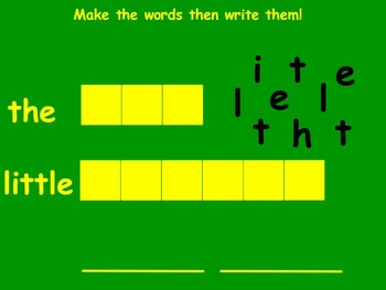 Preview of Sight Words the & little