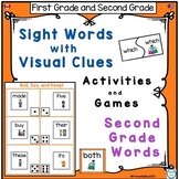 Sight Words with Visual Clues Activities and Games for Sec