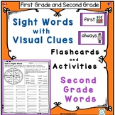 Sight Words with Visual Clues Flashcards and Activities fo