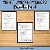 Sight Work Homework Bundle