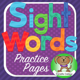 Sight word pages Kindergarten (Canadian)